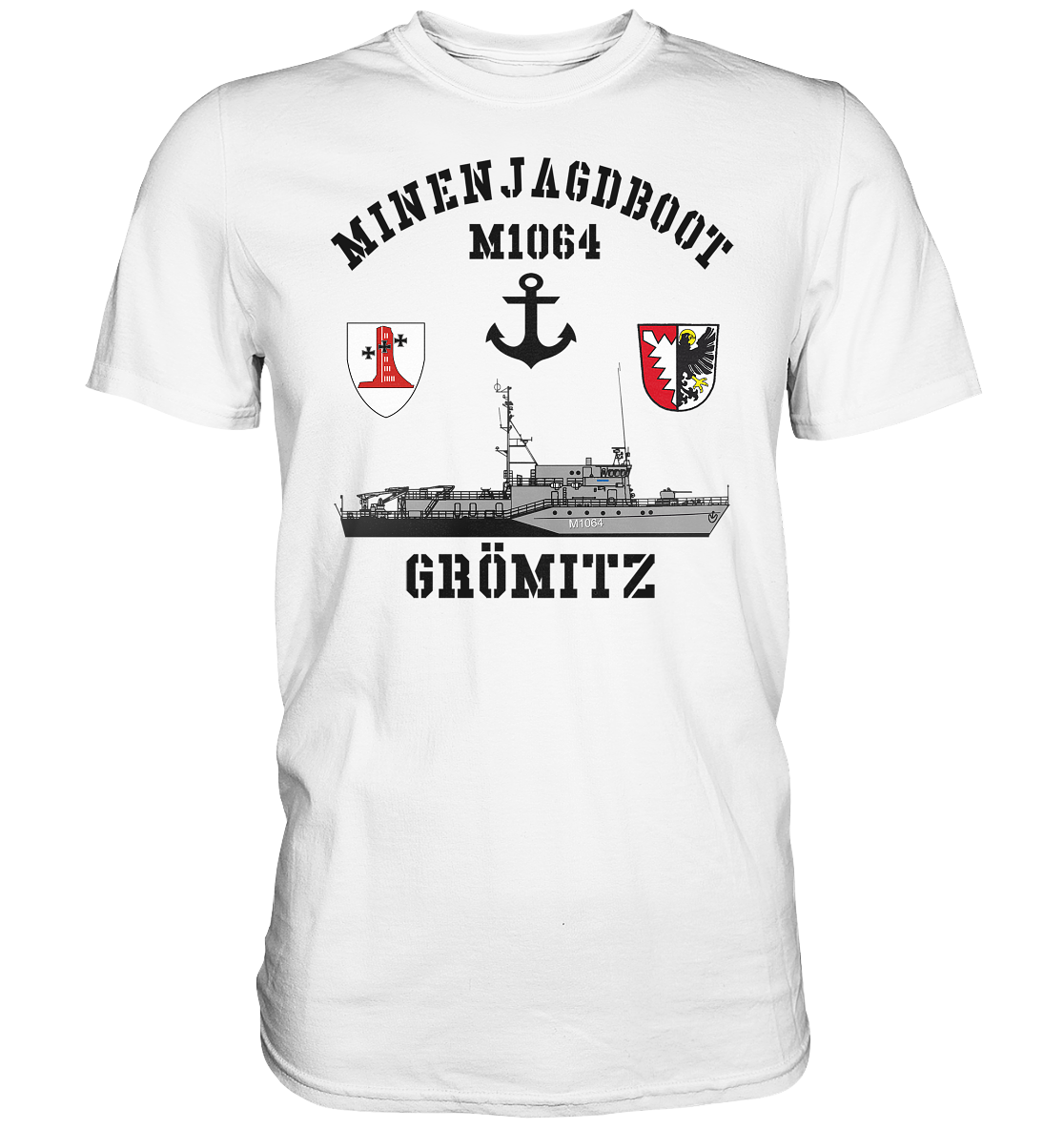Mij.-Boot M1064 GRÖMITZ Anker 1.MSG - Premium Shirt