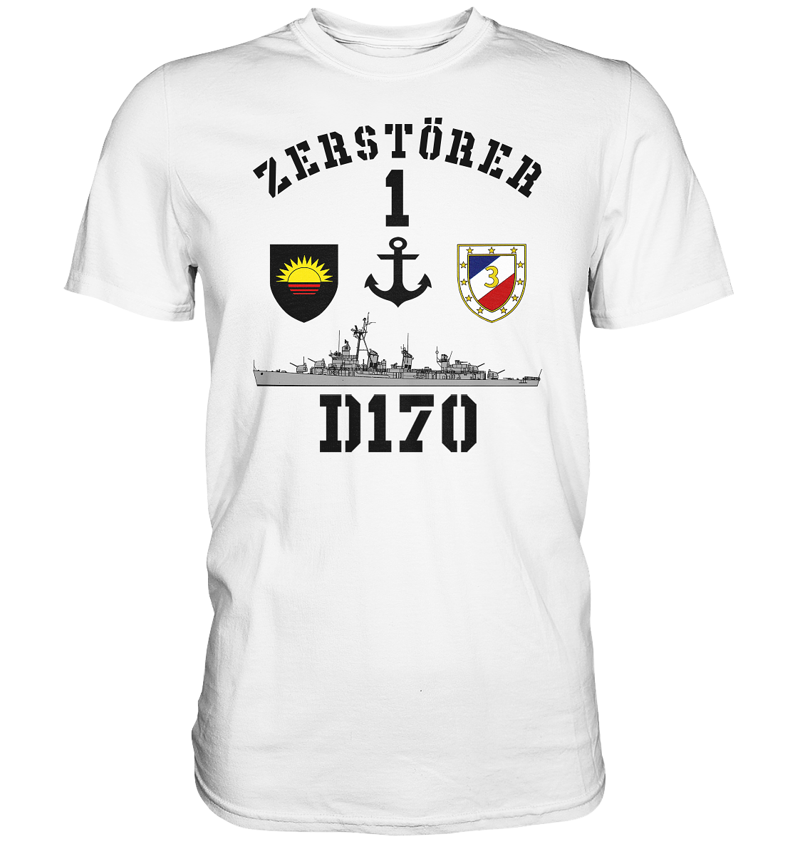 D170 ZERSTÖRER 1 Anker - Premium Shirt