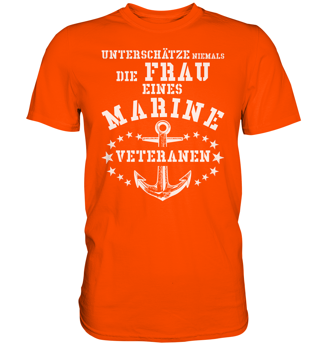 Unterschätze niemals die Frau.... - Premium Shirt