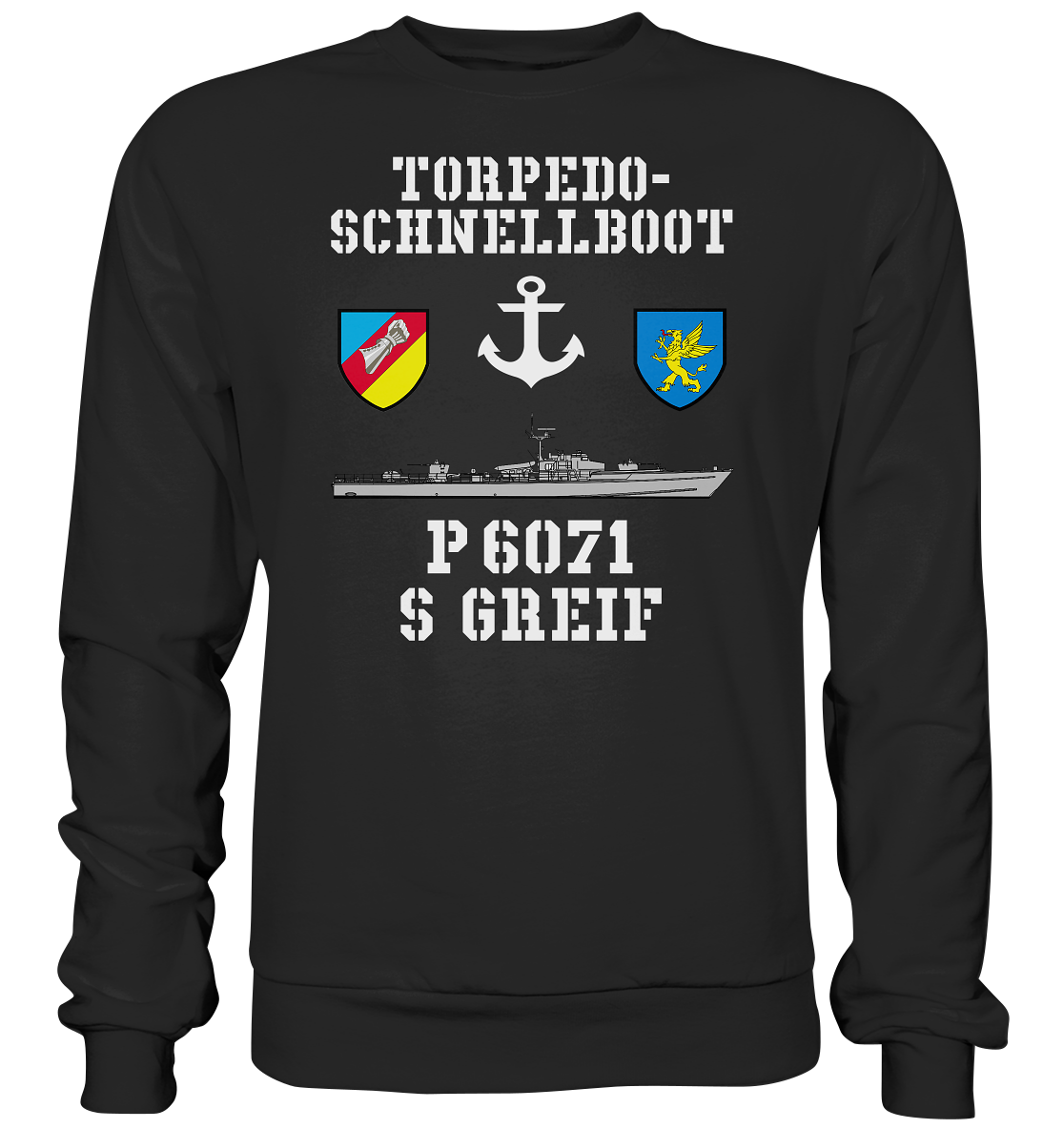 Torpedo-Schnellboot P6071 GREIF - Premium Sweatshirt