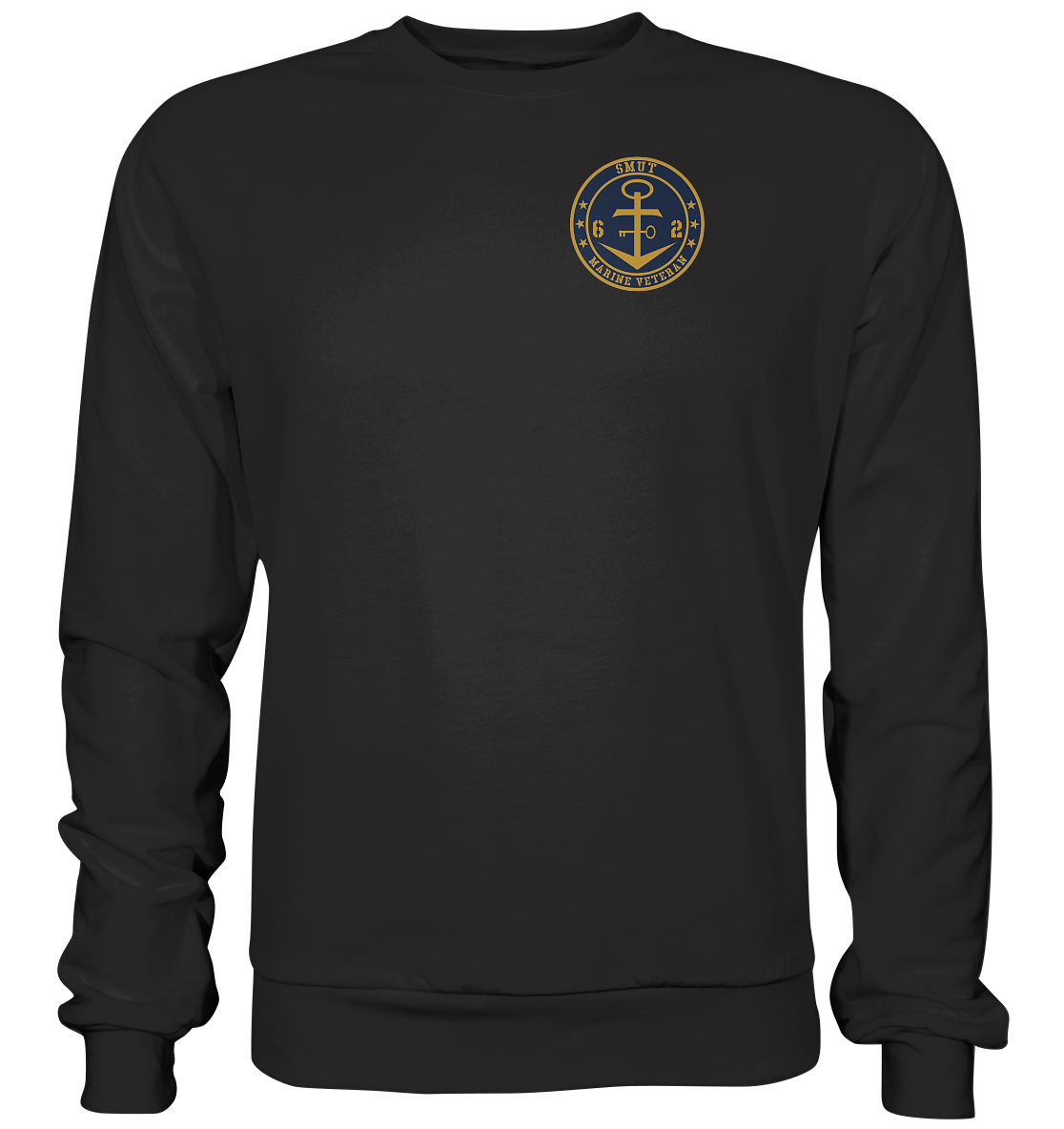 SMUT 62er Marine Veteran Brustlogo - Premium Sweatshirt
