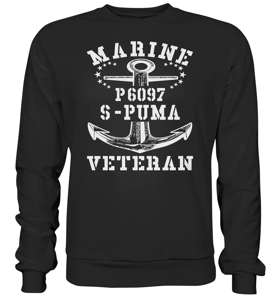 P6097 S-PUMA Marine Veteran - Premium Sweatshirt