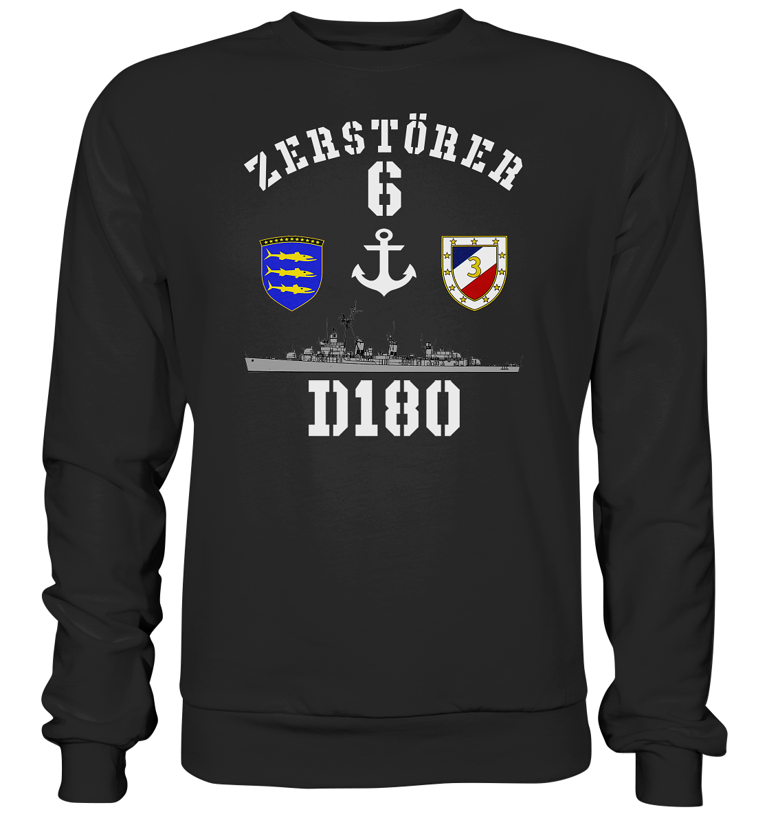 D180 ZERSTÖRER 6 Anker - Premium Sweatshirt