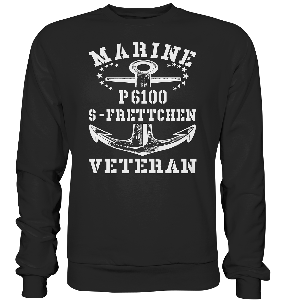 P6100 S-FRETTCHEN Marine Veteran - Premium Sweatshirt