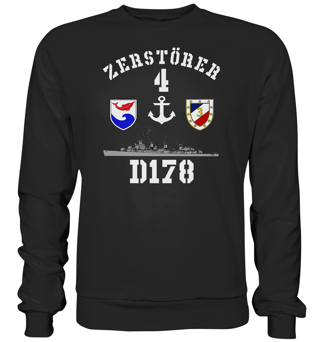 D178 ZERSTÖRER 4 Anker - Premium Sweatshirt