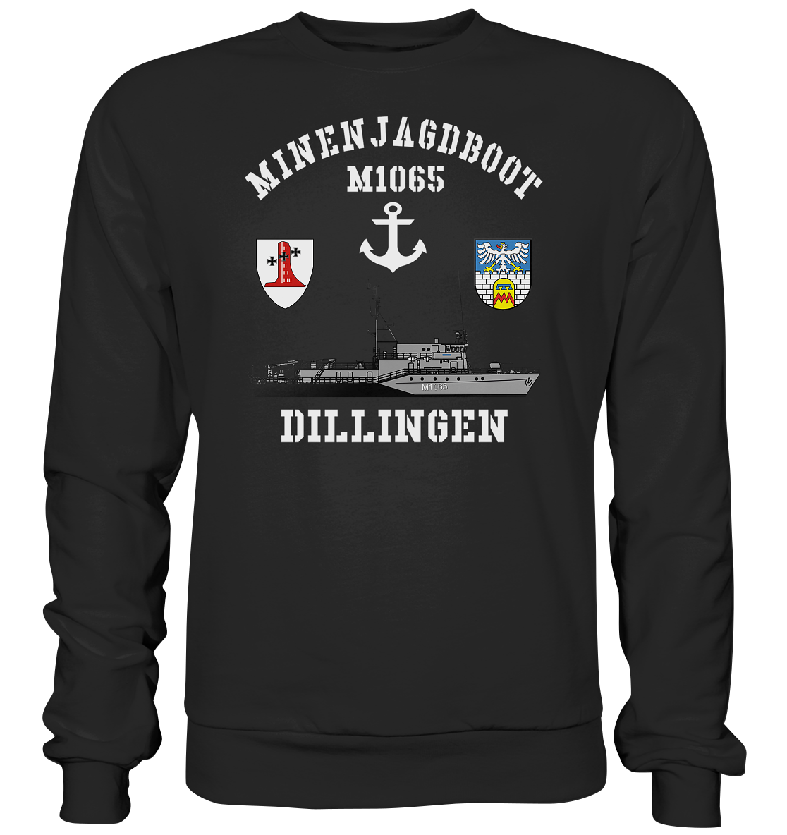 Mij.-Boot M1065 DILLINGEN Anker 1.MSG - Premium Sweatshirt