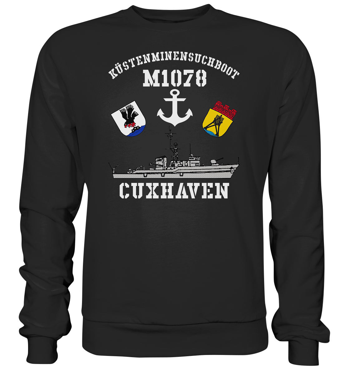 KM-Boot M1078 CUXHAVEN - Premium Sweatshirt
