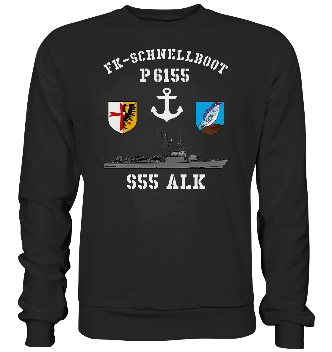 FK-Schnellboot P6155 ALK Anker - Premium Sweatshirt
