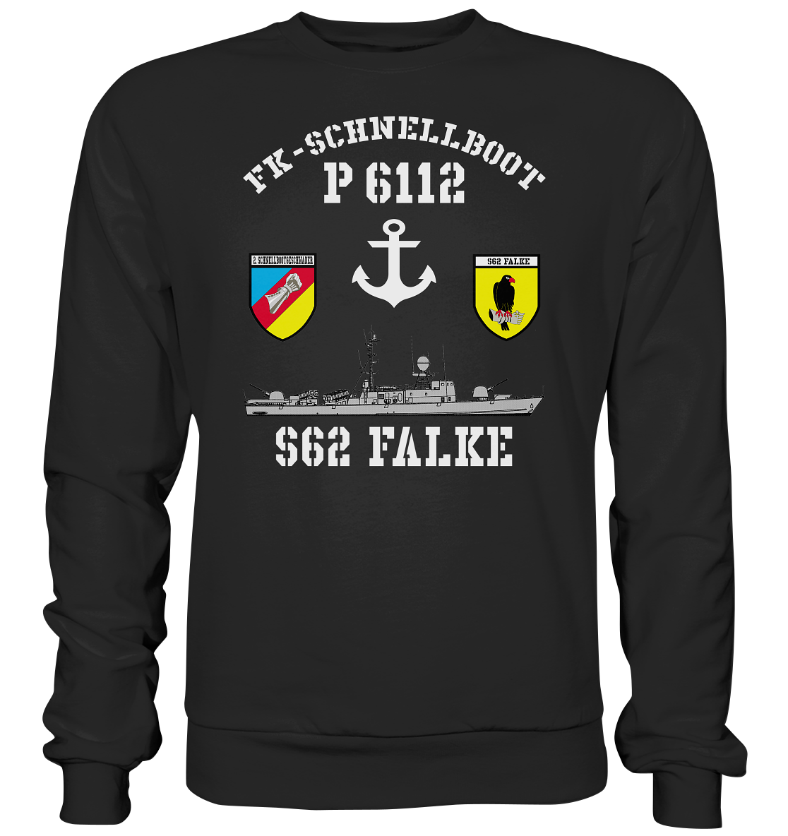 FK-Schnellboot P6112 FALKE 2.SG Anker - Premium Sweatshirt