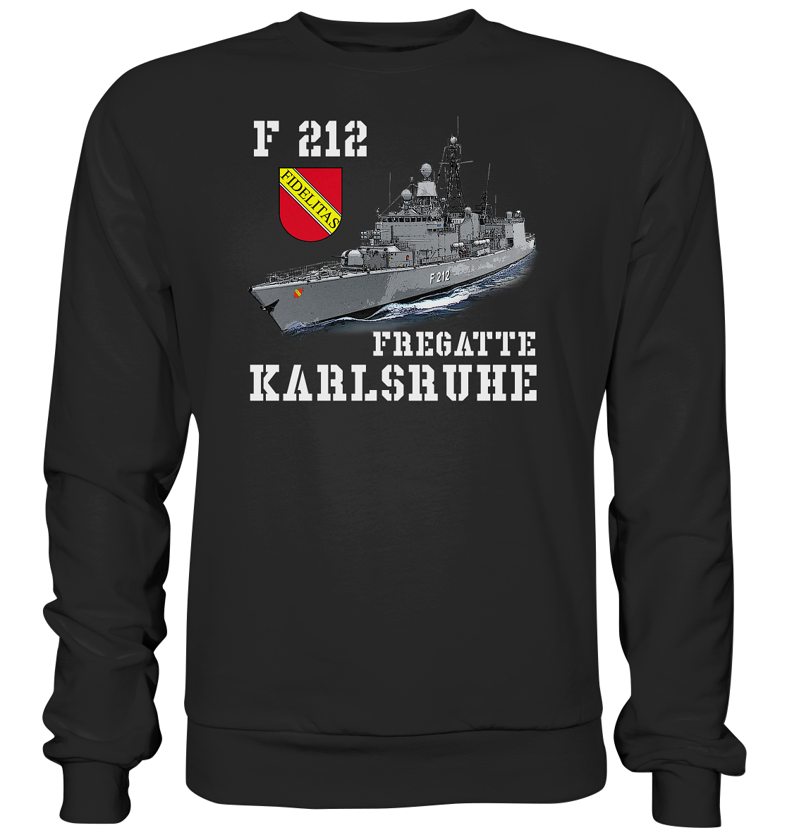 F212 Fregatte KARLSRUHE - Premium Sweatshirt