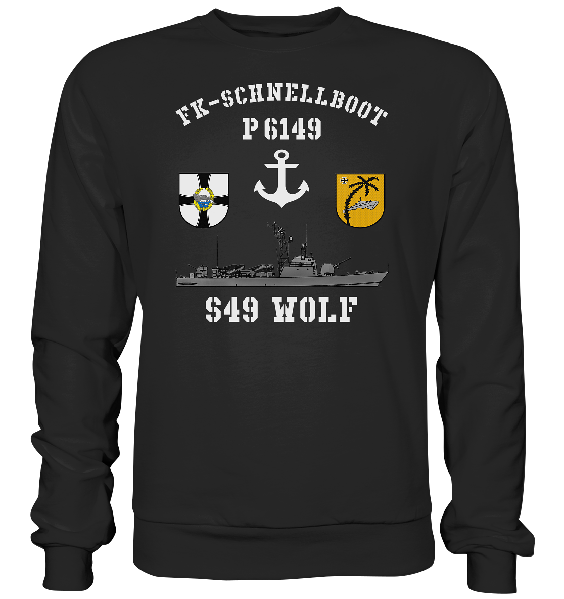 P6149 S49 WOLF - Premium Sweatshirt