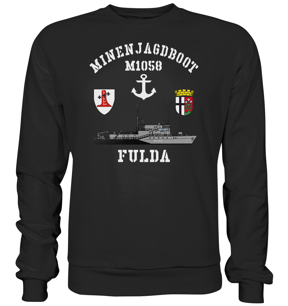Mij.-Boot M1058 FULDA Anker 1.MSG - Premium Sweatshirt
