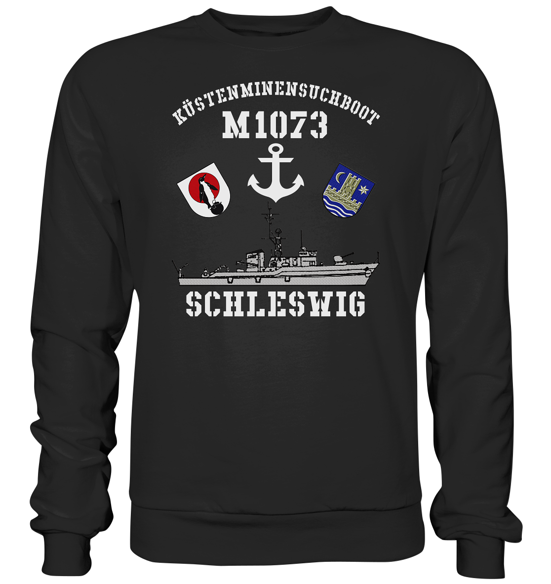 KM-Boot M1073 SCHLESWIG Anker - Premium Sweatshirt