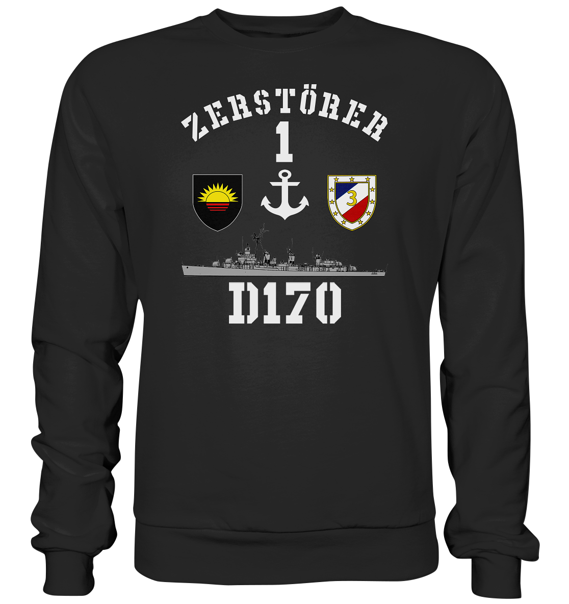D170 ZERSTÖRER 1 Anker - Premium Sweatshirt