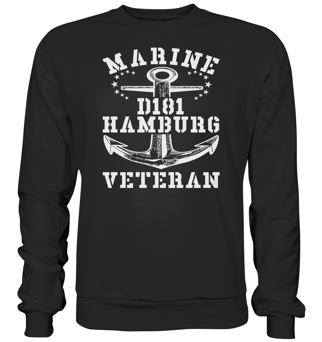 Zerstörer D181 HAMBURG Marine Veteran - Premium Sweatshirt