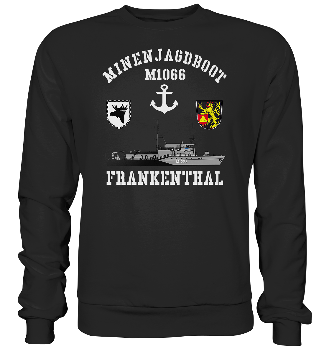 Mij.-Boot M1066 FRANKENTHAL Anker 3.MSG - Premium Sweatshirt