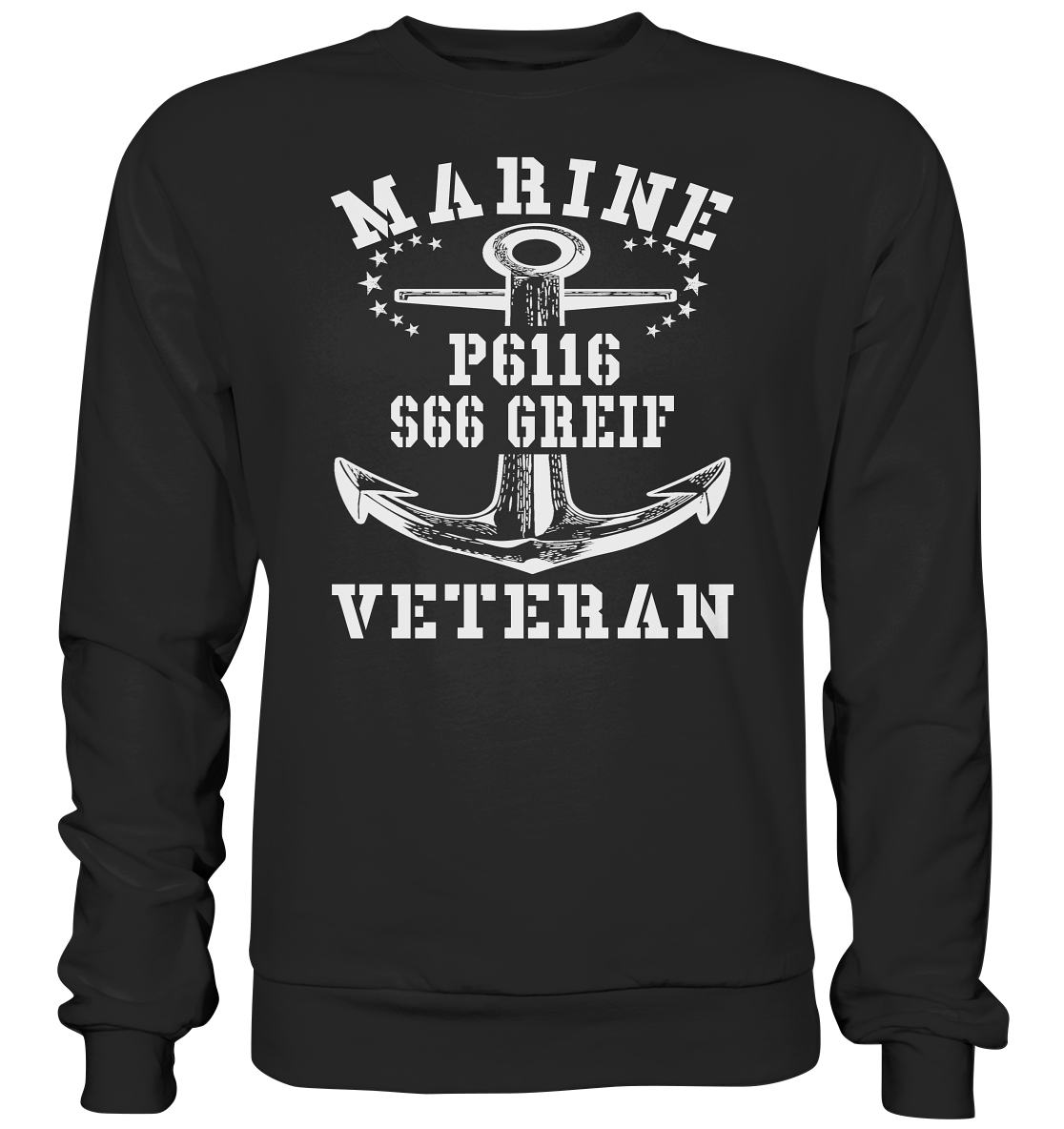 FK-Schnellboot P6116 GREIF Marine Veteran - Premium Sweatshirt