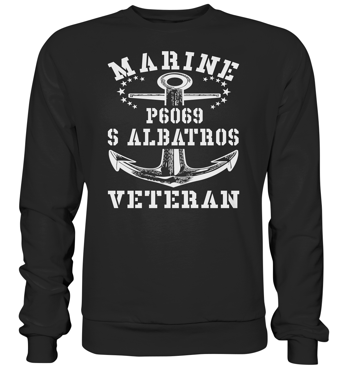 P6069 S ALBATROS Marine Veteran - Premium Sweatshirt