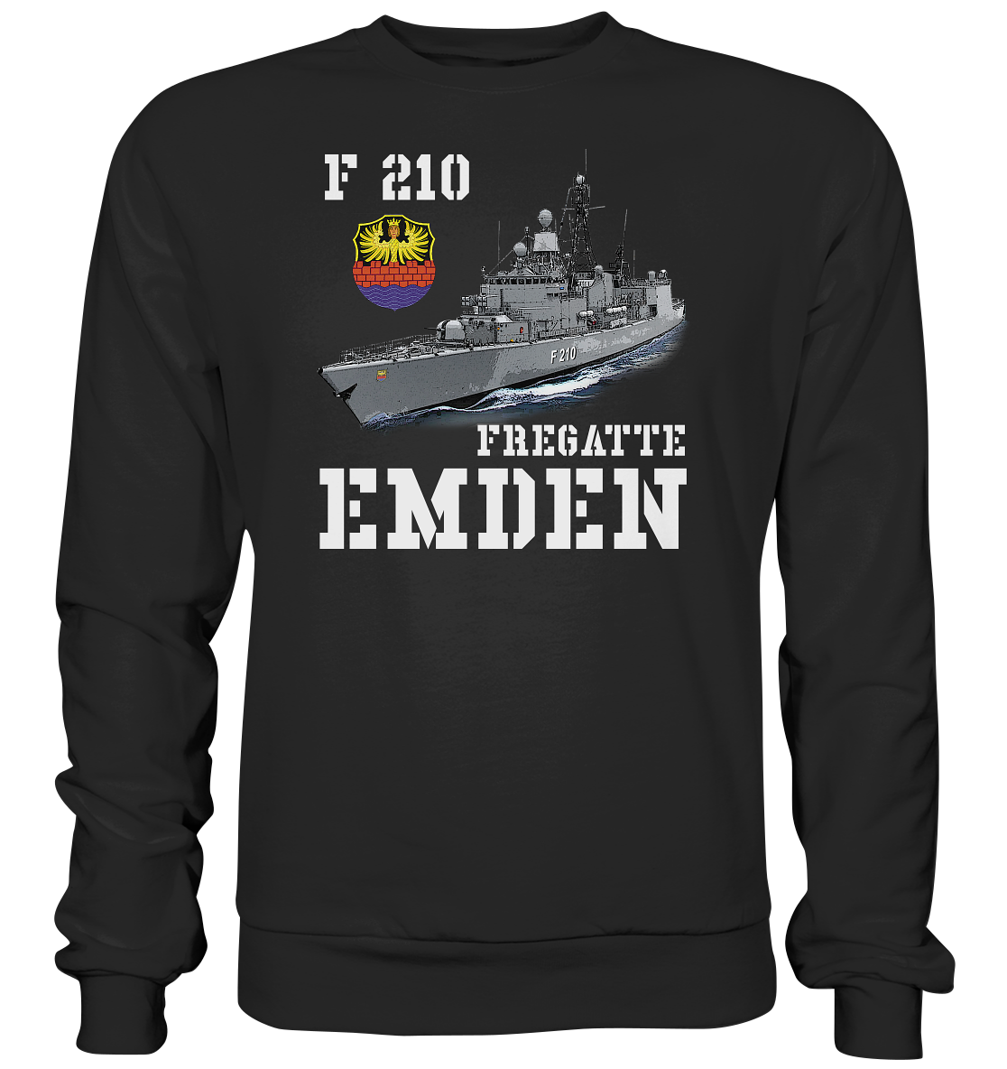 F210 Fregatte EMDEN - Premium Sweatshirt