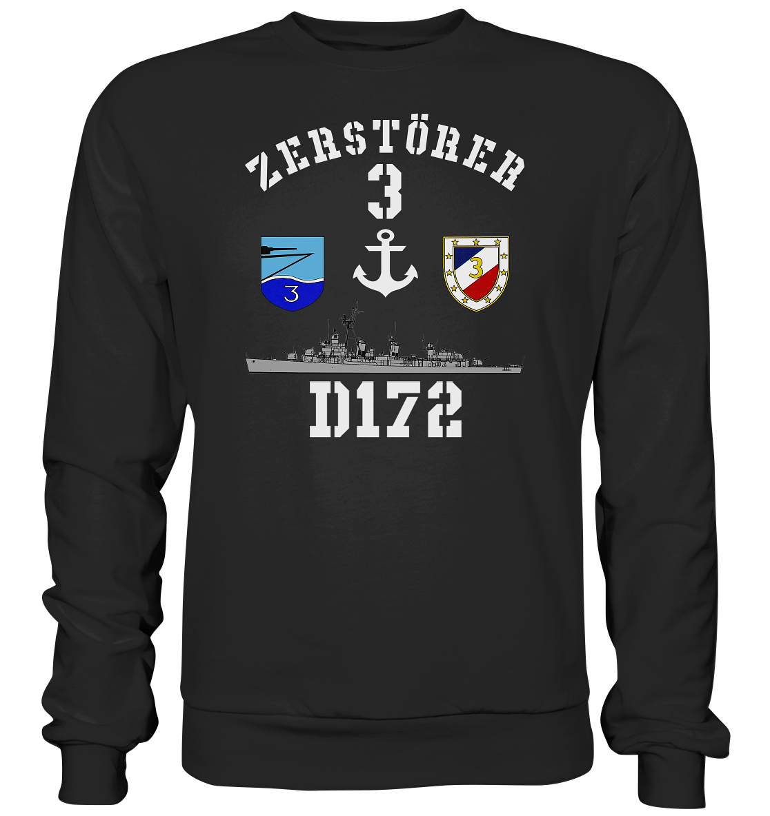 D172 ZERSTÖRER 3 Anker - Premium Sweatshirt