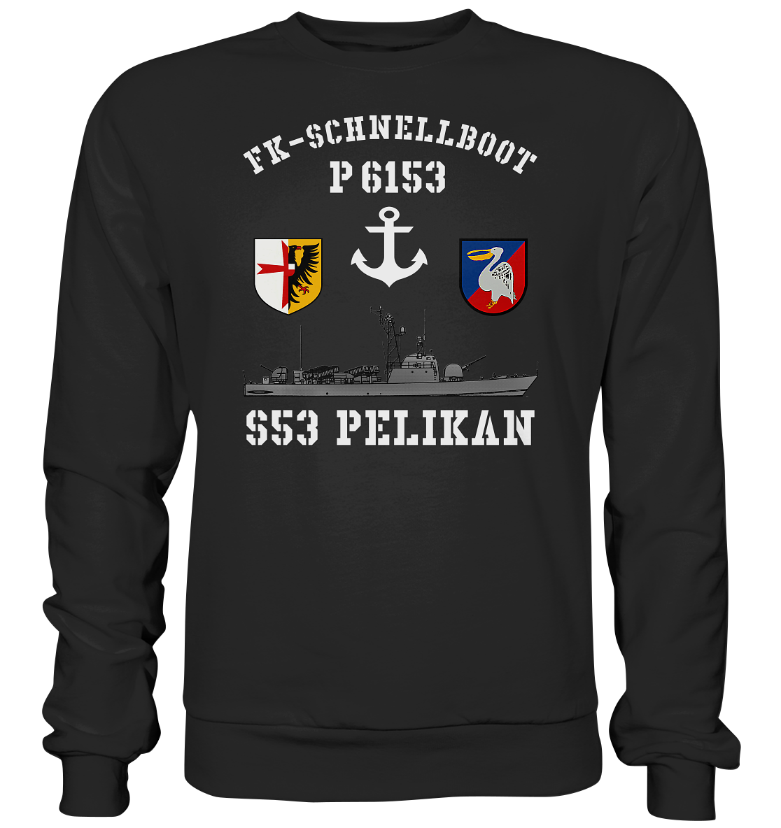 FK-Schnellboot P6153 PELIKAN Anker - Premium Sweatshirt