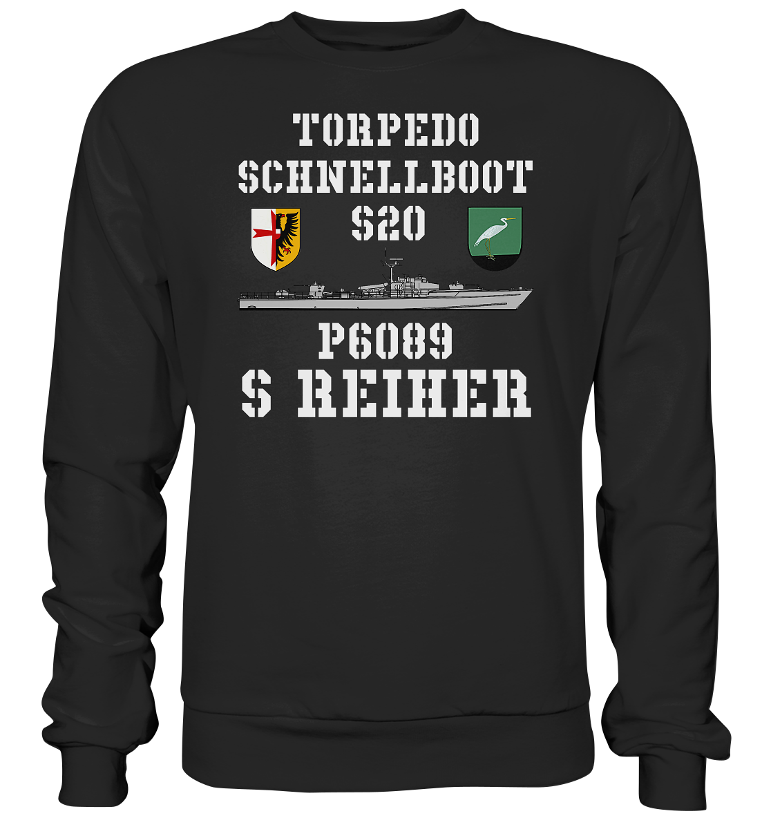 Torpedoschnellboot P6089 REIHER - Premium Sweatshirt