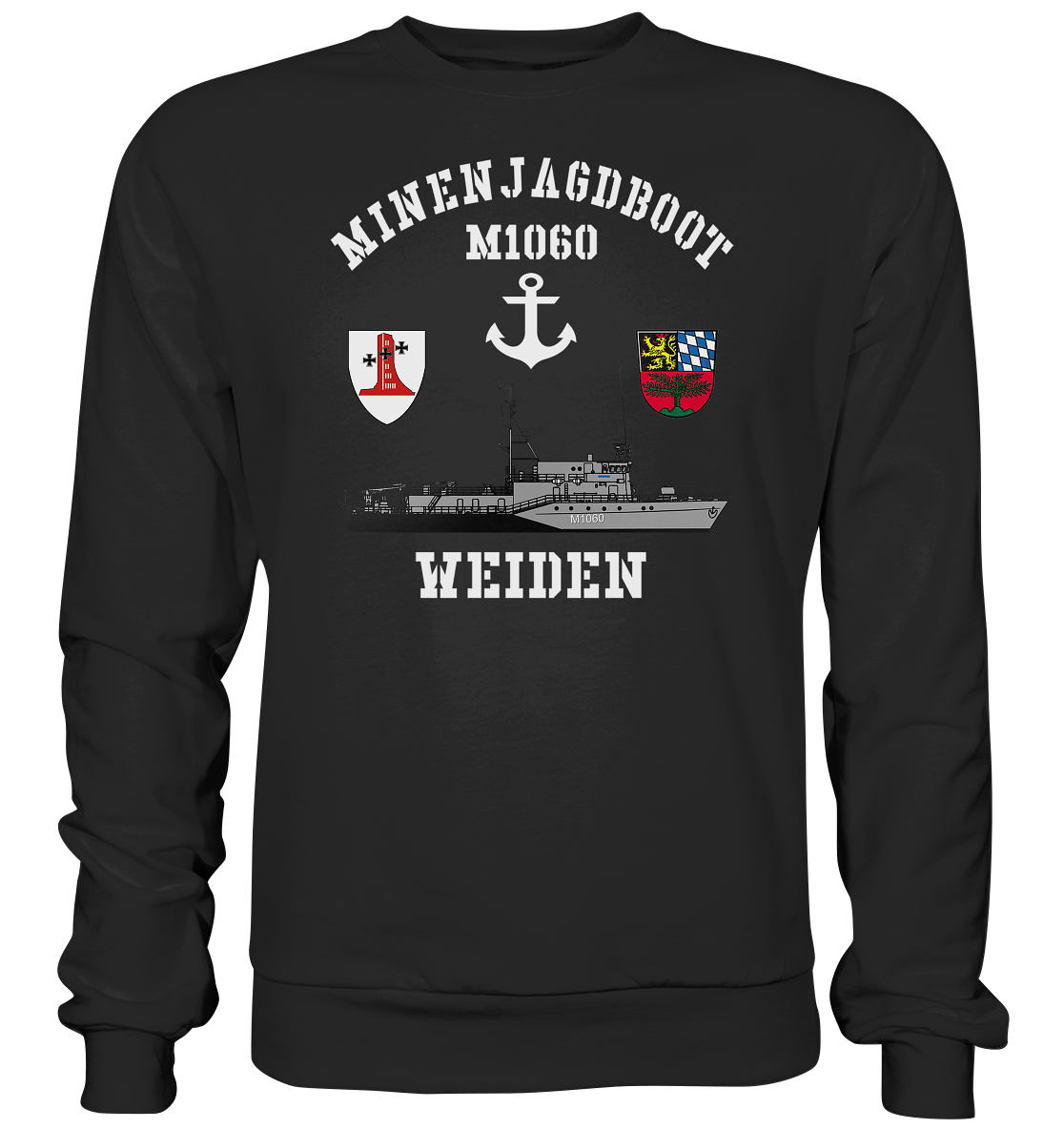 Mij.-Boot M1060 WEIDEN Anker 1.MSG - Premium Sweatshirt