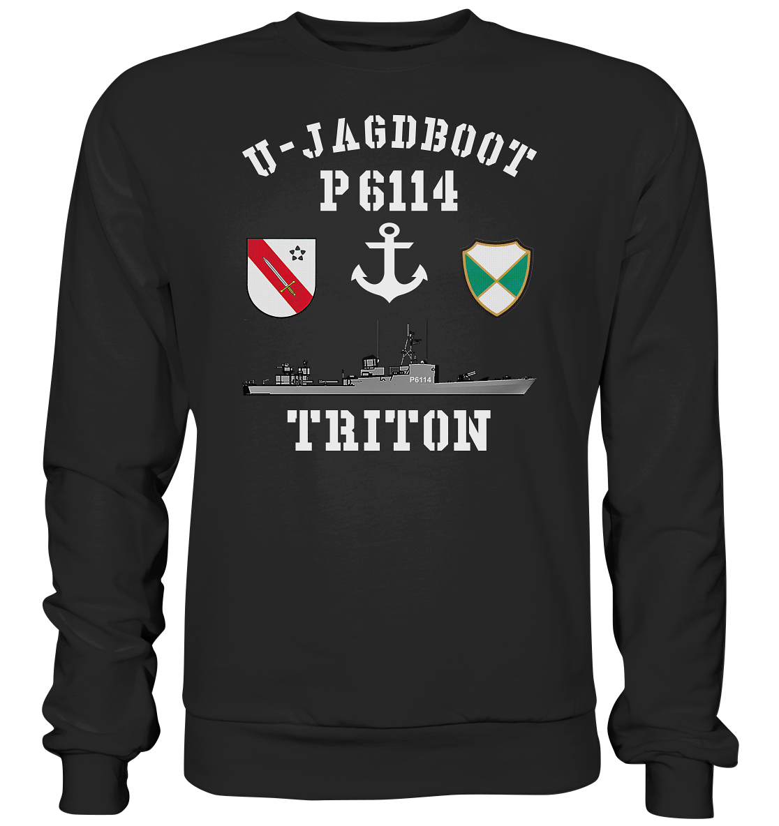 U-Jagdboot P6114 TRITON Anker - Premium Sweatshirt