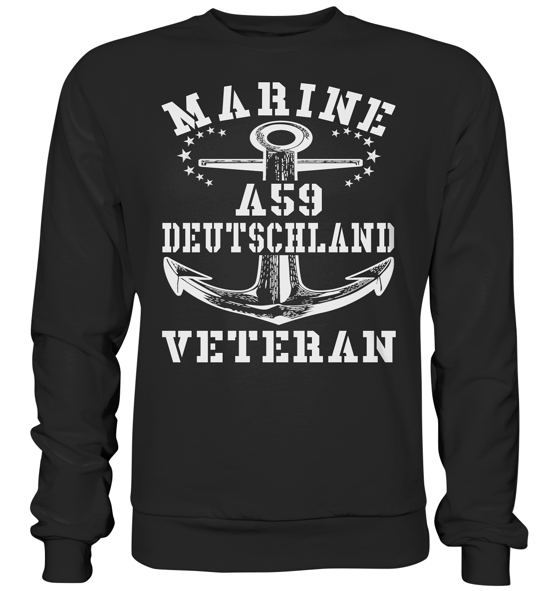 MARINE VETERAN A59 DEUTSCHLAND - Premium Sweatshirt