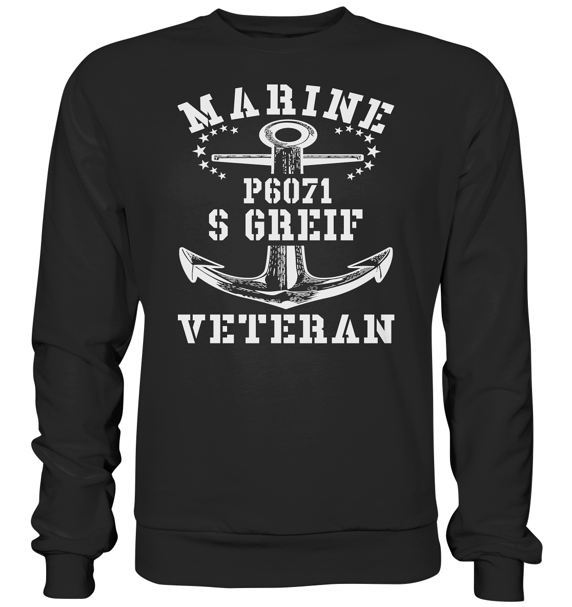P6071 S GREIF Marine Veteran - Premium Sweatshirt