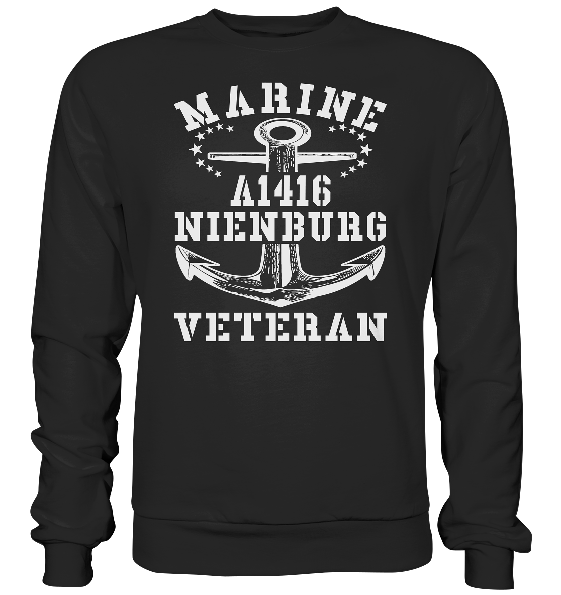 Troßschiff A1416 NIENBURG Marine Veteran - Premium Sweatshirt
