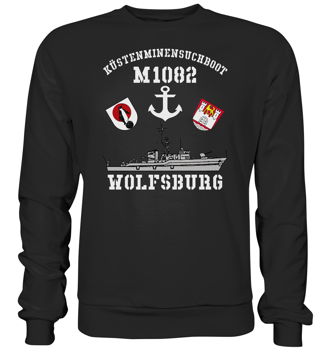 KM-Boot M1082 WOLFSBURG Anker - Premium Sweatshirt