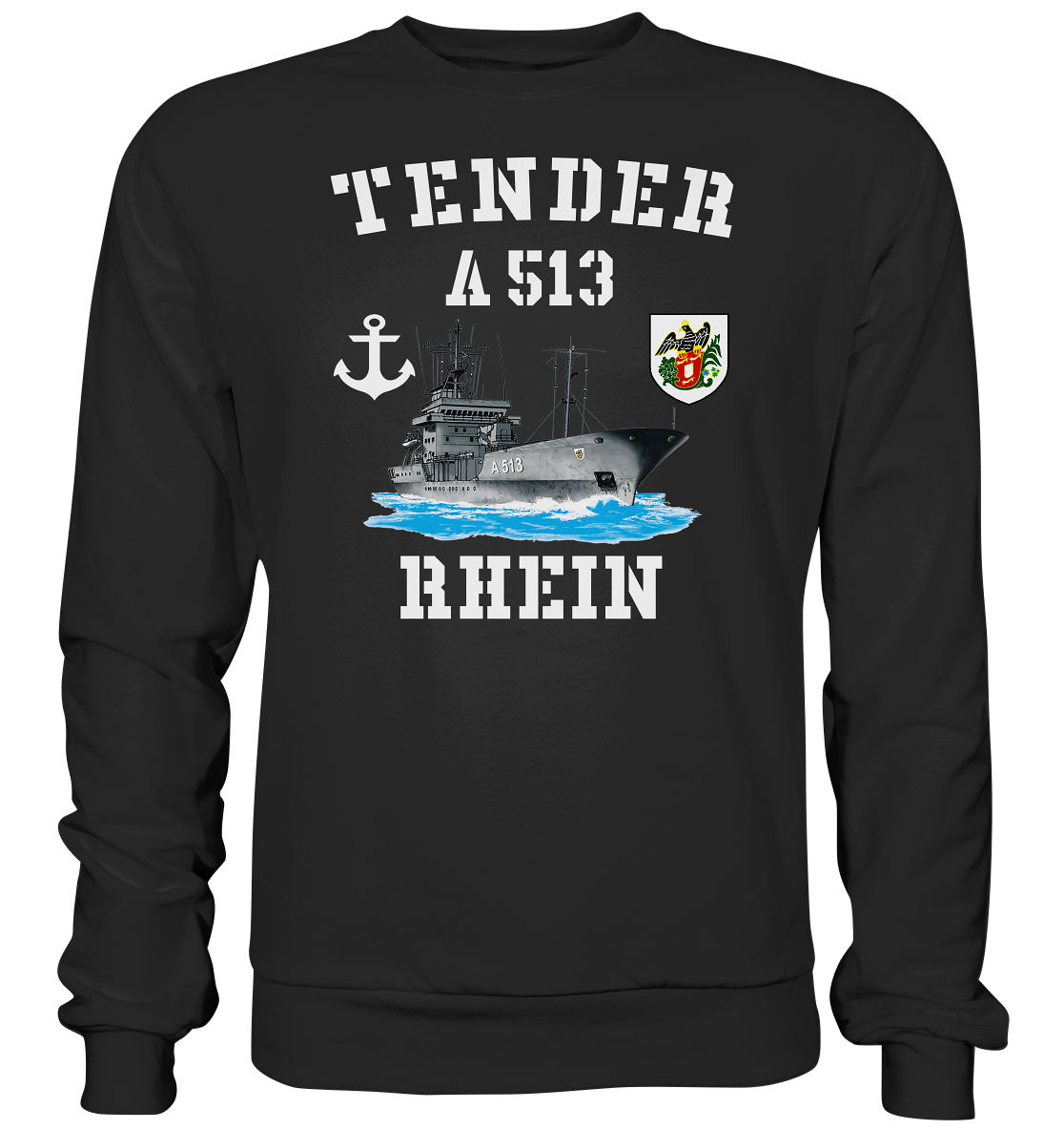 Tender A513 RHEIN Anker - Premium Sweatshirt