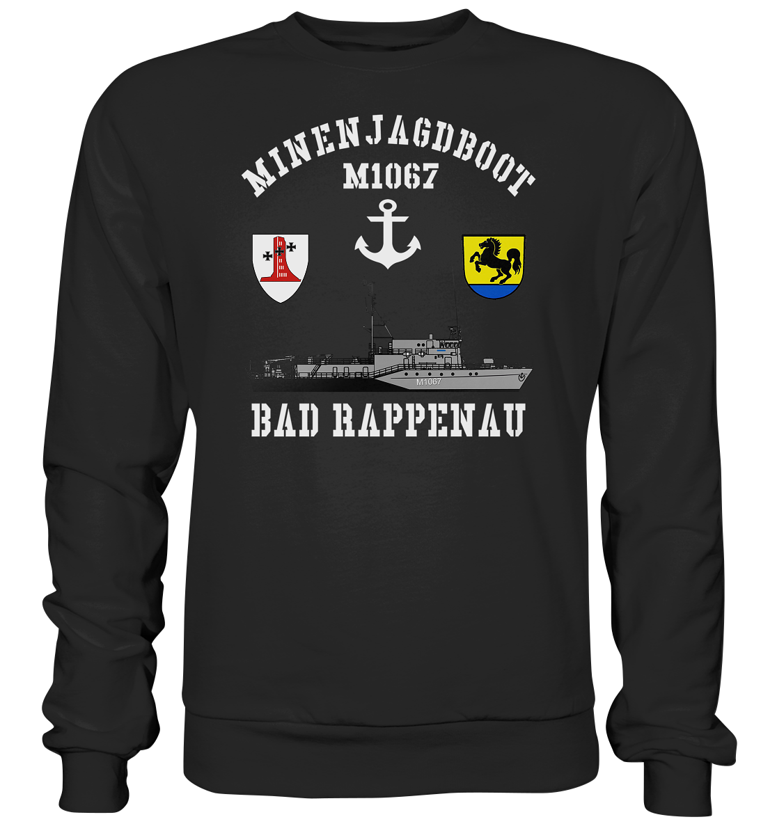 Mij.-Boot M1067 BAD RAPPENAU Anker 1.MSG - Premium Sweatshirt