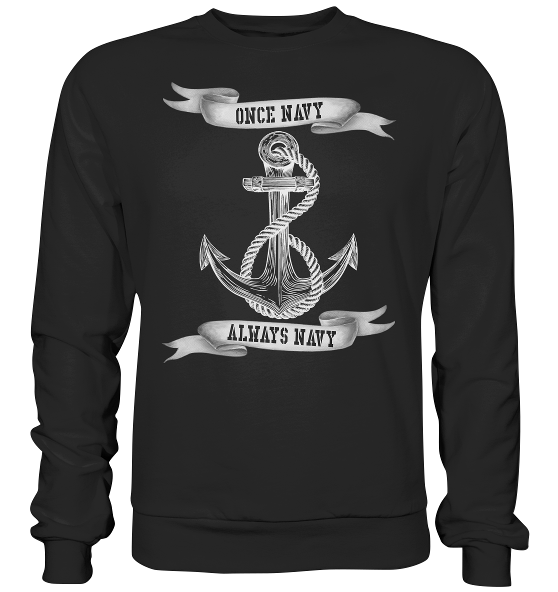 ANKER once Navy - always Navy - Premium Sweatshirt