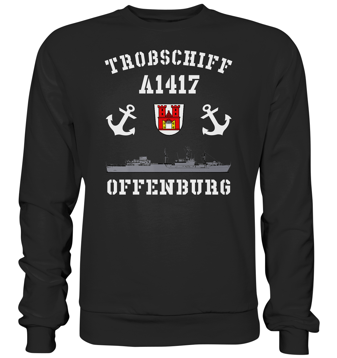 Troßschiff A1417 OFFENBURG - Premium Sweatshirt