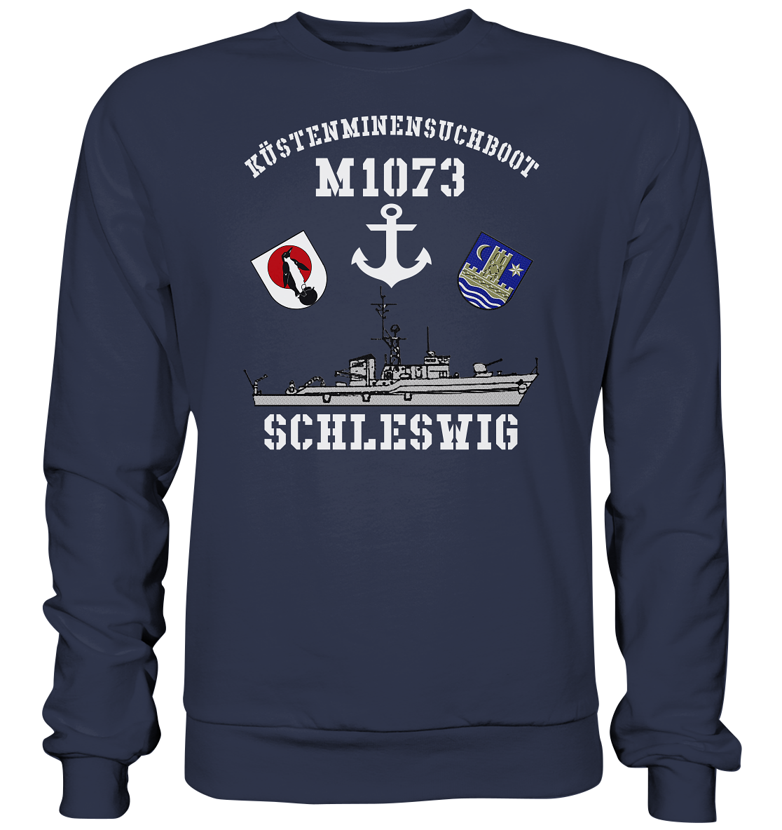 KM-Boot M1073 SCHLESWIG Anker - Premium Sweatshirt