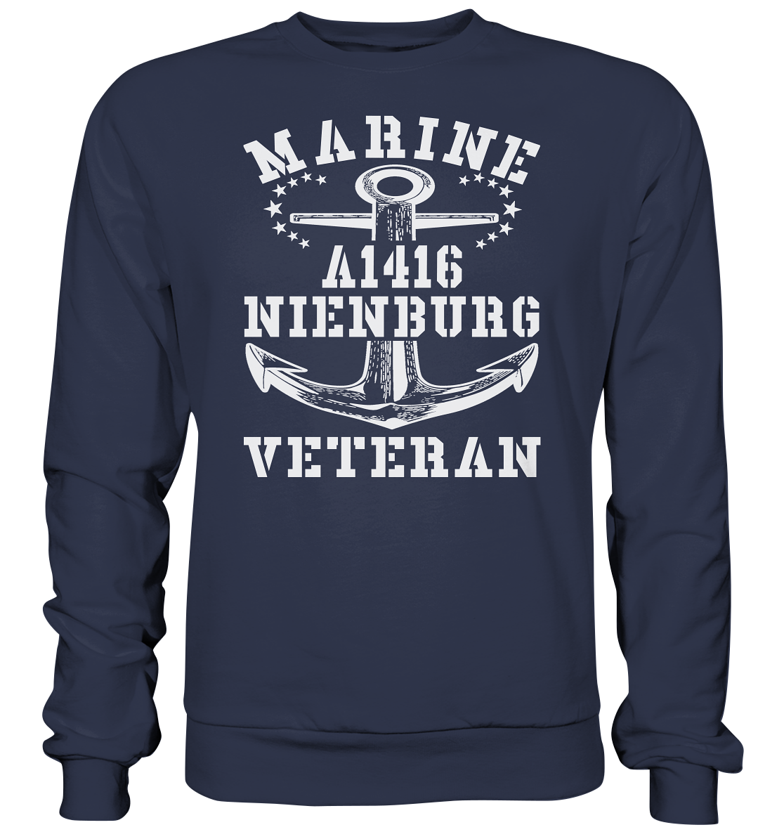 Troßschiff A1416 NIENBURG Marine Veteran - Premium Sweatshirt