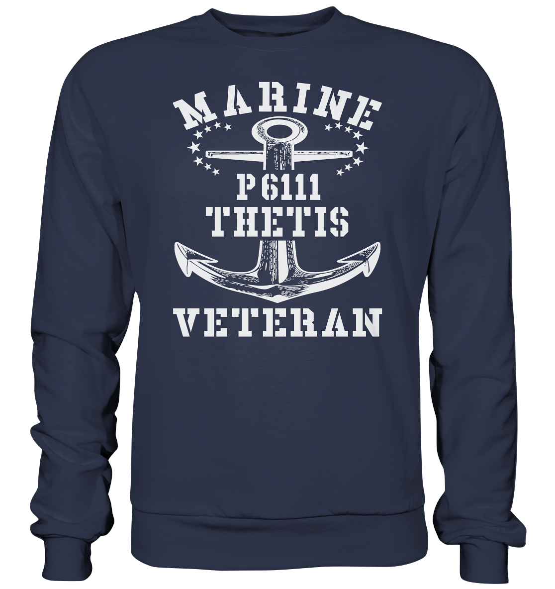 U-Jagdboot P6111 THETIS Marine Veteran - Premium Sweatshirt
