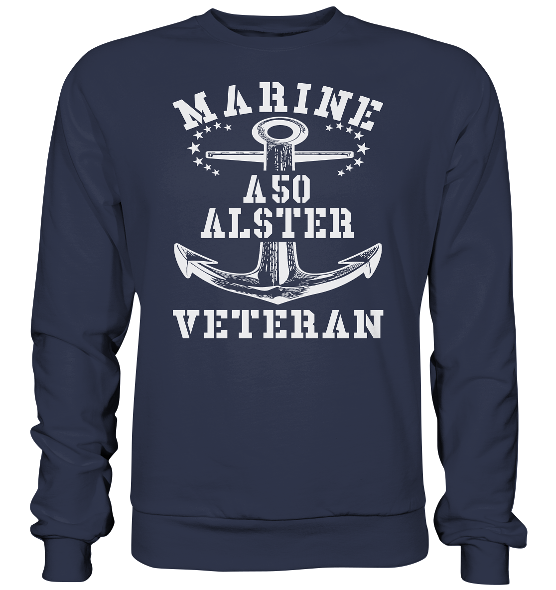 FD-Boot A50 ALSTER Marine Veteran - Premium Sweatshirt