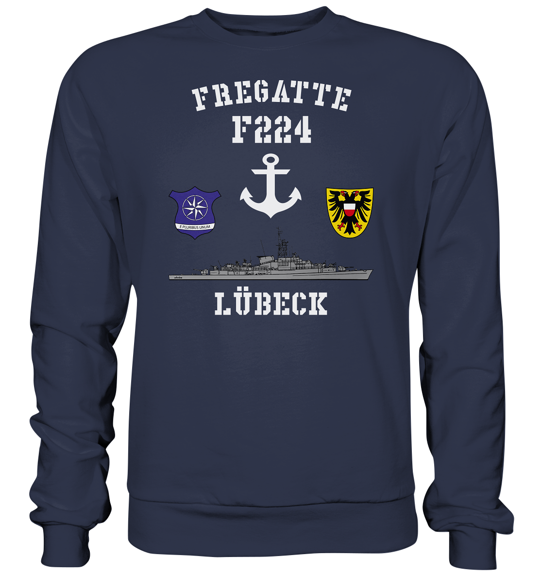 Fregatte F224 LÜBECK Anker - Premium Sweatshirt