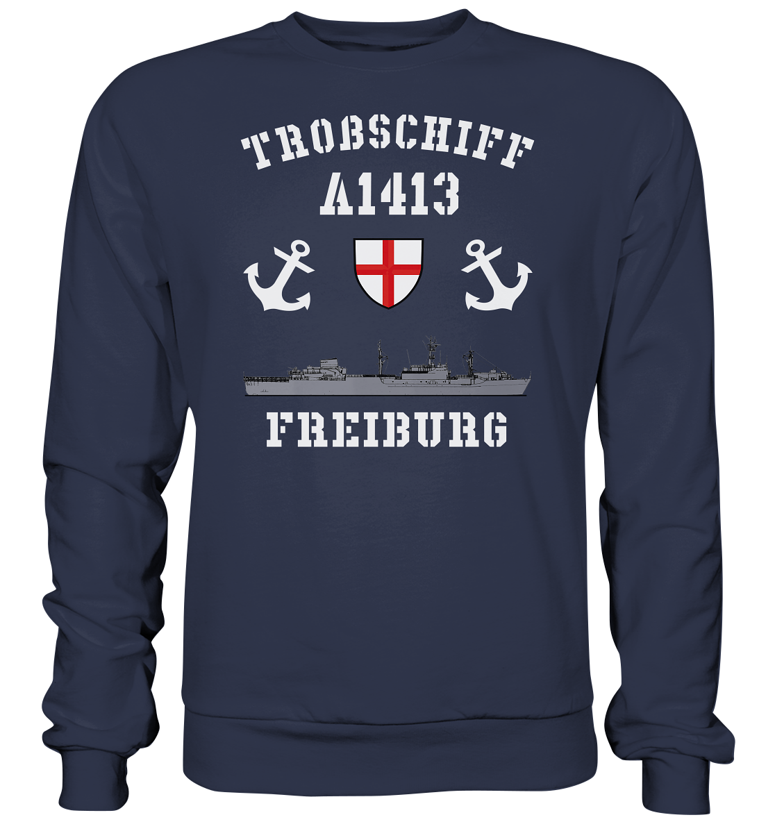 Troßschiff A1413 FREIBURG nach Umbau - Premium Sweatshirt