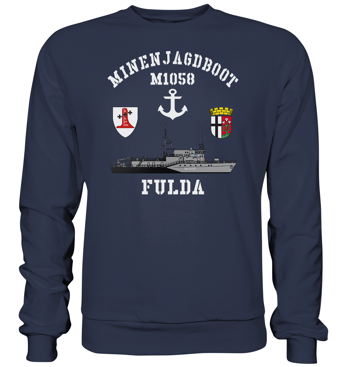 Mij.-Boot M1058 FULDA Anker 1.MSG - Premium Sweatshirt