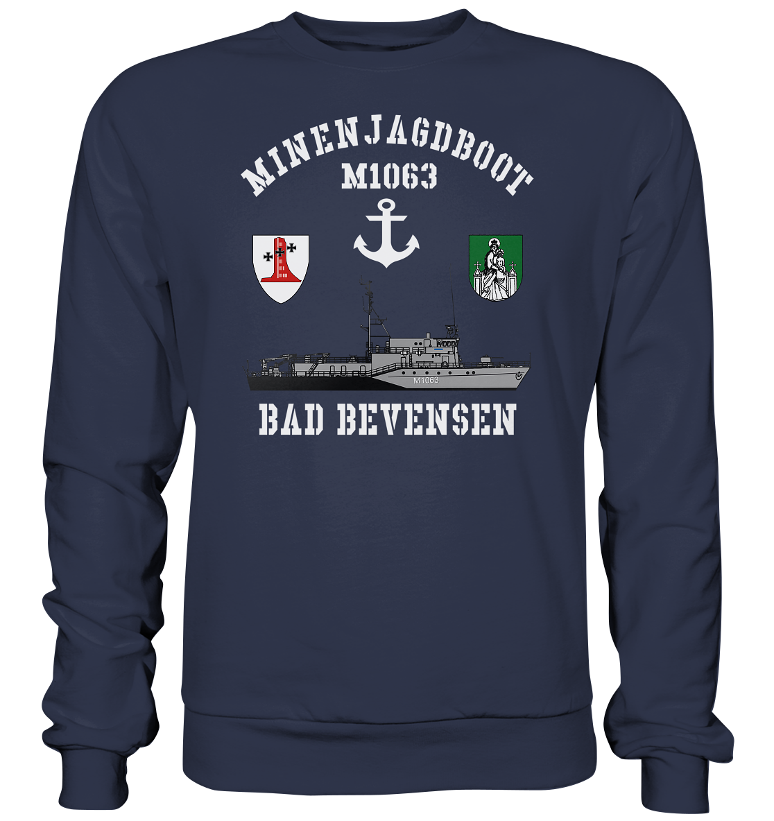 Mij.-Boot M1063 BAD BEVENSEN Anker 1.MSG - Premium Sweatshirt