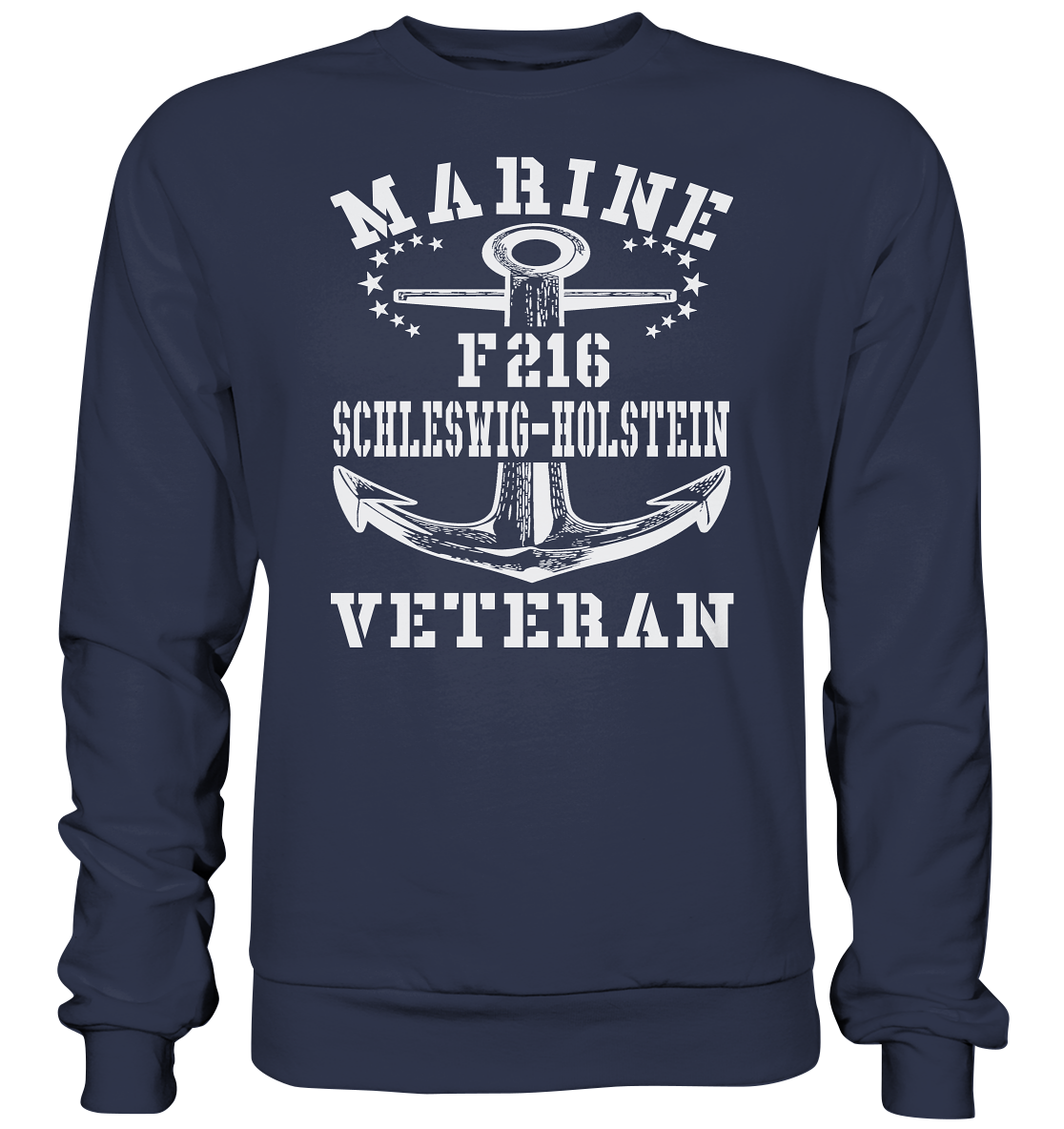 Fregatte F216 SCHLESWIG-HOLSTEIN Marine Veteran - Premium Sweatshirt