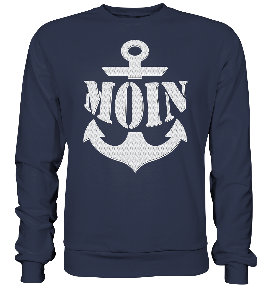 MOIN Anker weiß - Premium Sweatshirt