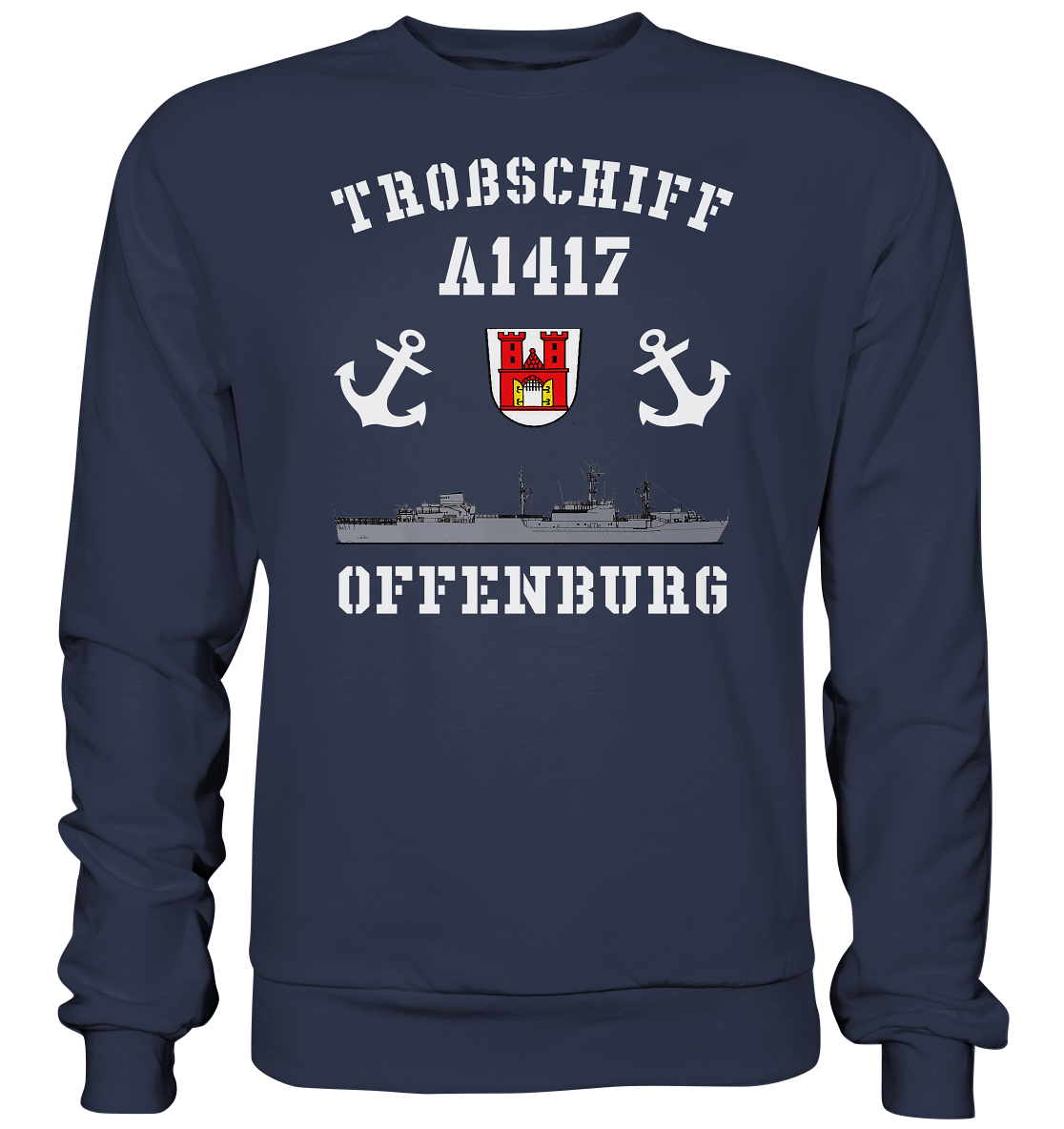 Troßschiff A1417 OFFENBURG - Premium Sweatshirt