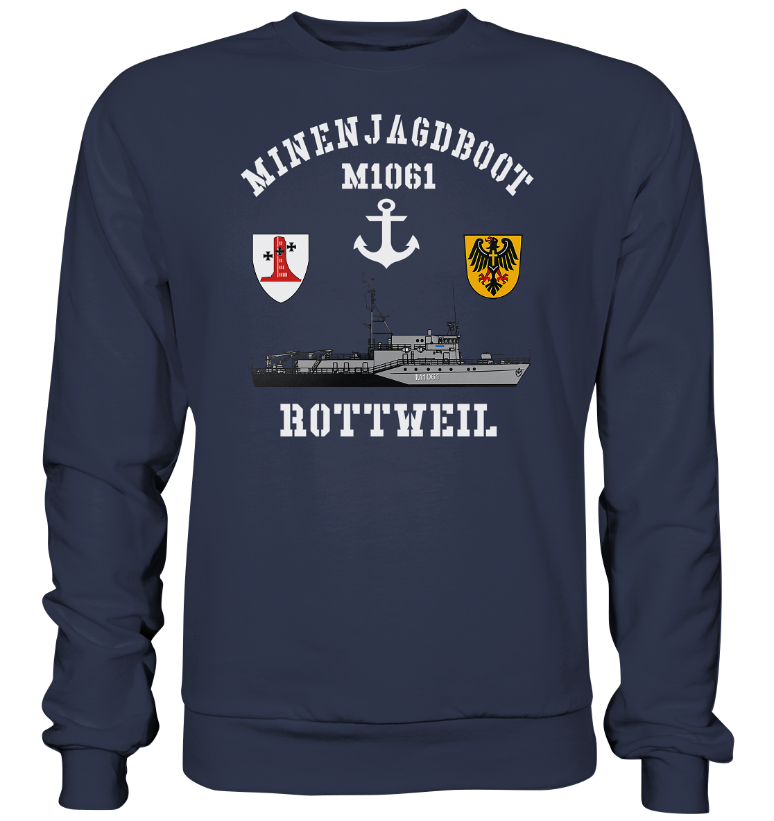 Mij.-Boot M1061 ROTTWEIL Anker 1.MSG - Premium Sweatshirt