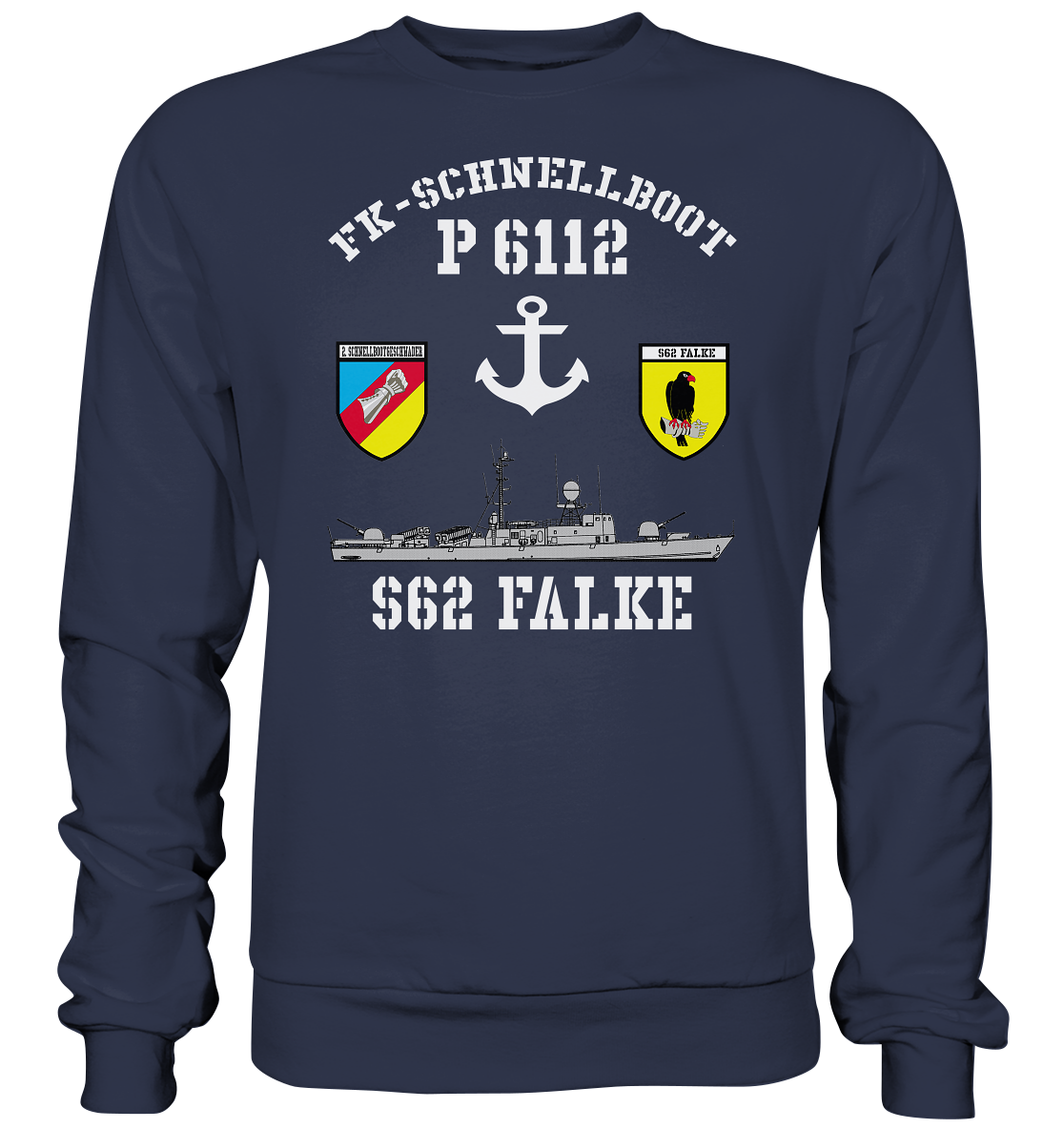 FK-Schnellboot P6112 FALKE 2.SG Anker - Premium Sweatshirt