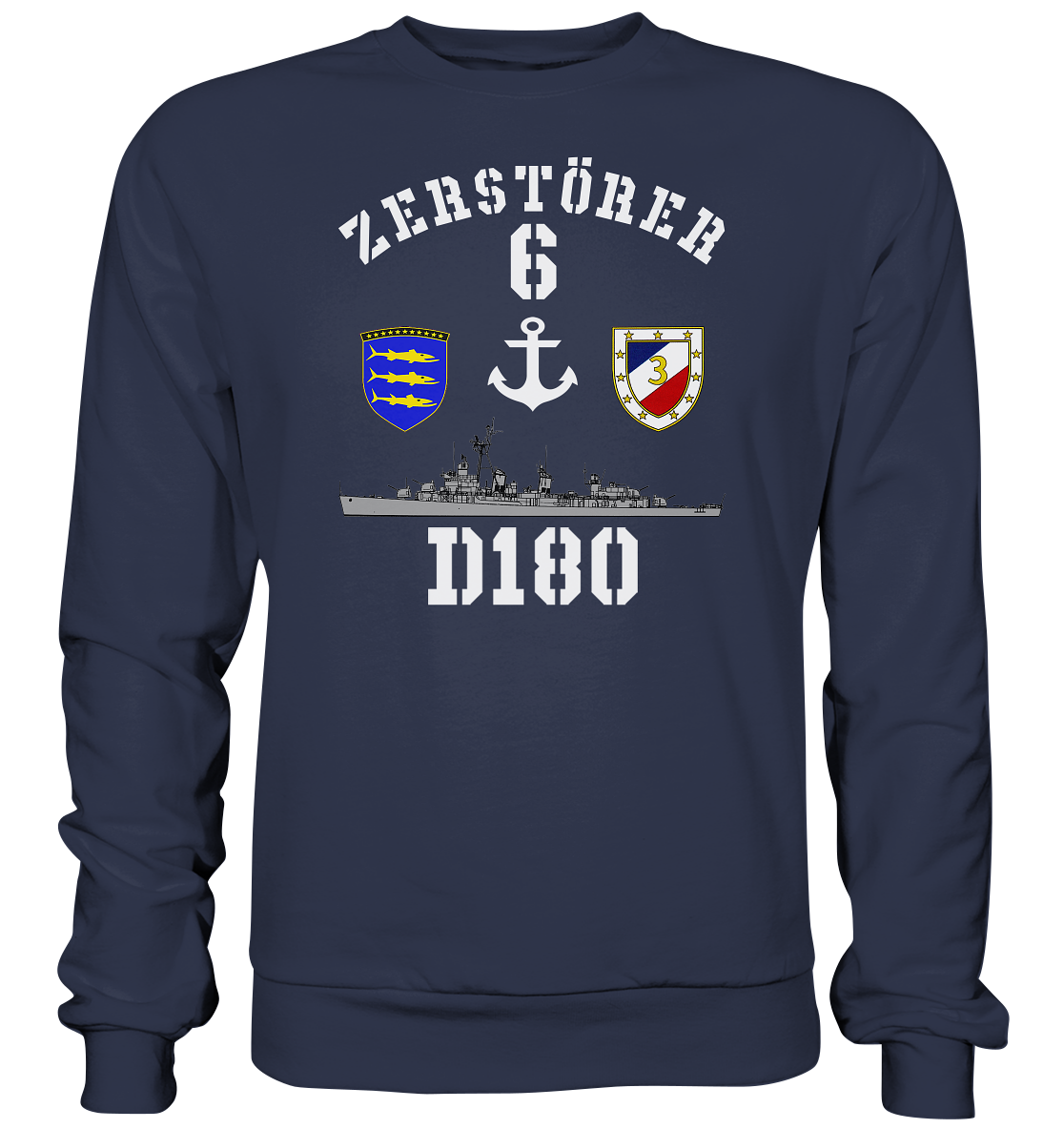 D180 ZERSTÖRER 6 Anker - Premium Sweatshirt